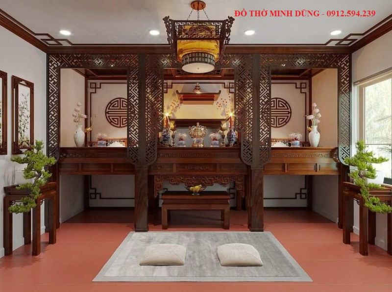 Thiết kế phòng thờ gỗ đẹp – những ý tưởng độc đáo và ấn tượng.